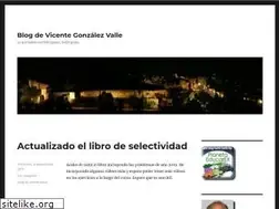 Sites similar to vicentegonzalezvalle.es