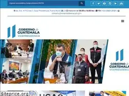 Sites similar to vicepresidencia.gob.gt