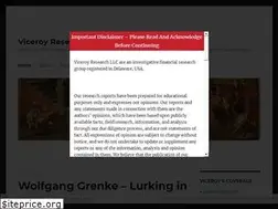 Sites similar to viceroyresearch.org