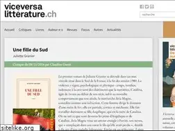 Sites similar to viceversalitterature.ch