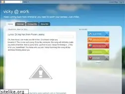 Sites similar to vickyatwork.blogspot.com