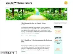 Sites similar to vicodinwithdrawal.org