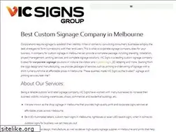 Sites similar to vicsigns.com.au