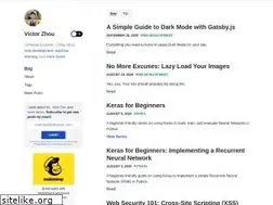 Sites similar to victorzhou.com