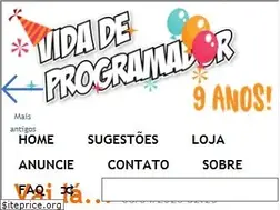 Sites similar to vidadeprogramador.com.br