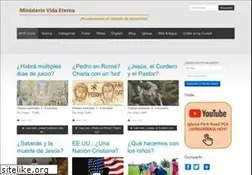 Sites similar to vidaeterna.org