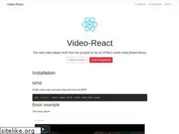 Sites similar to video-react.js.org