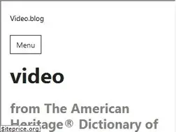 Sites similar to video.blog