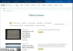 Sites similar to video.ias.edu