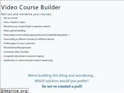 Sites similar to videocoursebuilder.com