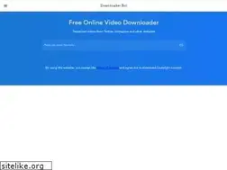 Sites similar to videodownloaderbot.com