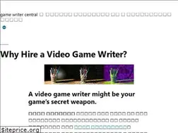 Sites similar to videogamewriter.com