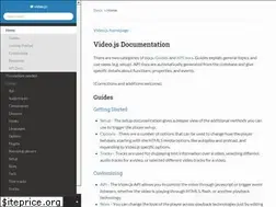 Sites similar to videojs.readthedocs.io