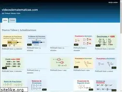 Sites similar to videosdematematicas.com