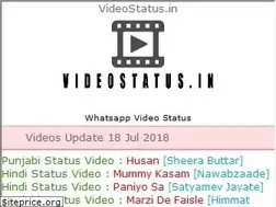 Sites similar to videostatus.in