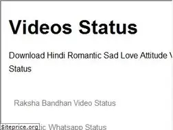 Sites similar to videostatus.pro