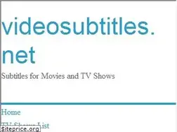Sites similar to videosubtitles.net