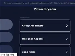 Sites similar to vidirectory.com