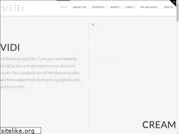 Sites similar to vidiskincare.com