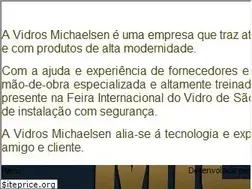 Sites similar to vidrosmichaelsen.com.br