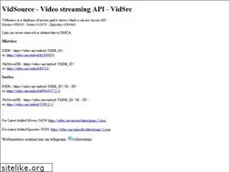 Sites similar to vidsrc.stream