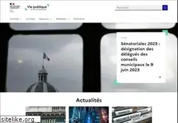 Sites similar to vie-publique.fr