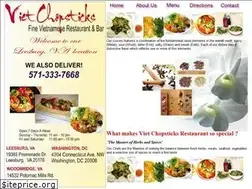 Sites similar to vietchopsticksrestaurant.com
