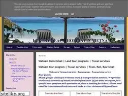 Sites similar to vietnamrailticket.blogspot.com