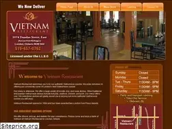 Sites similar to vietnamrestaurant.ca
