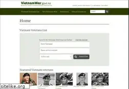 Sites similar to vietnamwar.govt.nz