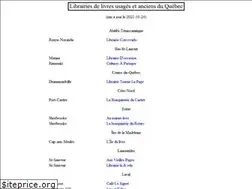 Sites similar to vieuxlivres.ca
