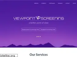 Sites similar to viewpointscreening.com