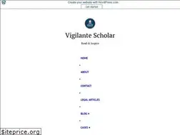 Sites similar to vigilantescholar.wordpress.com