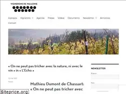 Sites similar to vigneronsdewallonie.be