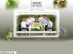Sites similar to vigneronsdupallet.com
