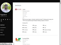 Sites similar to vigneshsudhakar.com
