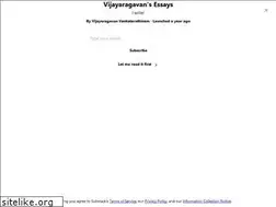 Sites similar to vijayaragavan.com