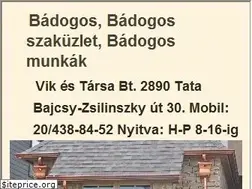 Sites similar to vik-bt-badog.hu