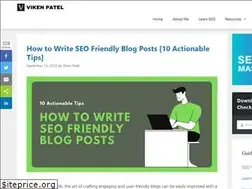 Sites similar to vikenpatel.com