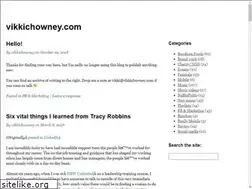Sites similar to vikkichowney.com
