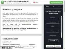 Sites similar to vilkarogbetingelserskabelon.dk