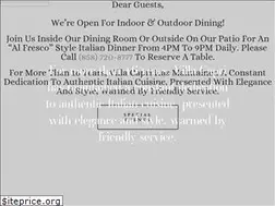 Sites similar to villacapriristorante.com