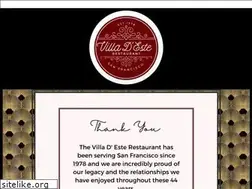 Sites similar to villadesterestaurantsf.com