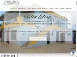 Sites similar to villaelisavieste.it