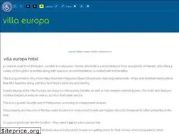 Sites similar to villaeuropahotel.com