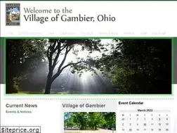 Sites similar to villageofgambier.org