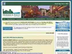 Sites similar to villageofhoosickfalls.com
