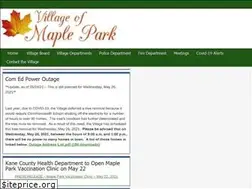 Sites similar to villageofmaplepark.org