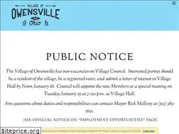 Sites similar to villageofowensville.org