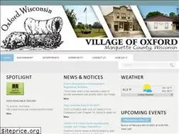 Sites similar to villageofoxfordwi.com